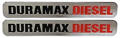 Set Of Chrome Door Badges Emblems For 6.6l Duramax Diesel Pair • $15.95