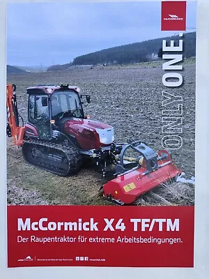 Mac Cormick X4 TF/TM Prospectus Tractors Brochure • £5.15