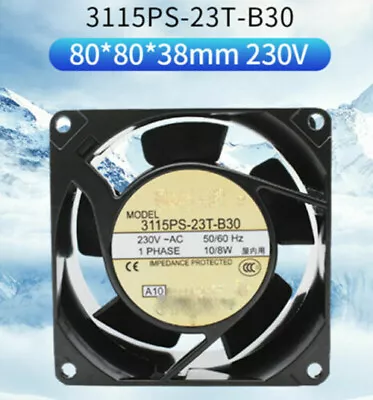 3115PS-23T-B30 8CM 8038 220V 10/ 8W High Temperature Resistant AC Fan • $42