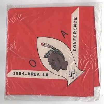 1964 OA Area 1-A Conference BSA Neckerchief [NC-3776] • $28.95