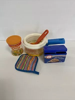 Vintage Fisher Price Fun With Food Simmering Saucepan Soup Set • $39.99