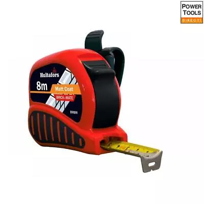 £20.10 • Buy Hultafors BM8M Brick-Mate Pocket Tape 8m (Width 25mm) (Metric Only)