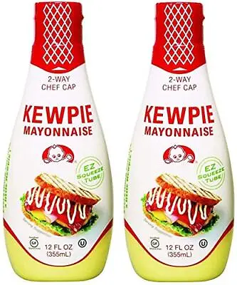 Kewpie Mayonnaise - Japanese Mayo Sandwich Spread Squeeze Bottle - 12 Ounces (Pa • $18.08