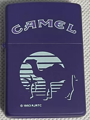 Zippo 1994 Camel Beast Purple Matte Lighter Sealed In Box W323 • £38.56