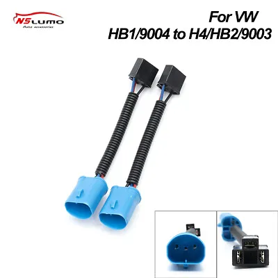 9004 HB1 To 9003 H4 HB2 Conversion Wiring Harness Extension Adapter For Headlamp • $16.99