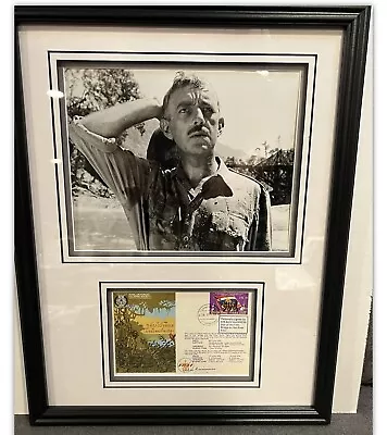 Alec Guinness Signed Bride On The River Kwai Framed Envelope W/Photo Beckett COA • $675