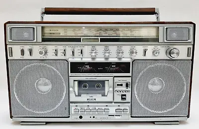 Vintage Sanyo M-X820K Boombox Ghettoblaster Stereo Radio Cassette Recorder • $4750