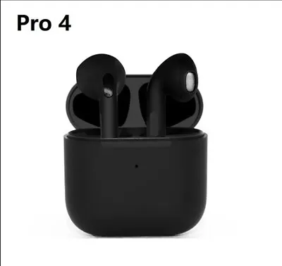 PRO4 Tws Wireless Bluetooth Earphone Air In-Ear Pods For Iphone Samsung In Black • £9.99