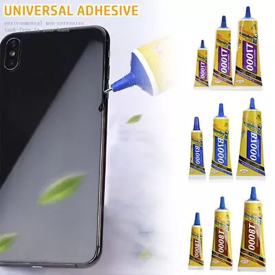 Transparent Black Universal Adhesive  Phone Frame LCD Screen Back Cover Repair • $7.13