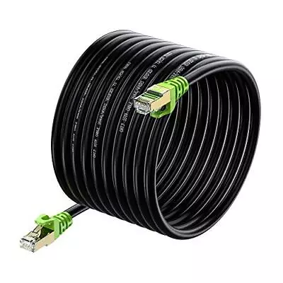 Outdoor Cat 7 Ethernet Cable 100ft 26AWG Heavy-Duty Cat7 Networking Cord Patc... • $48.44