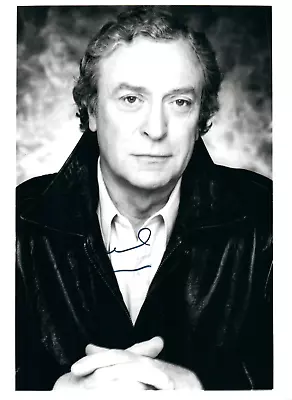 Michael Caine Actor Hand Signed Autograph 6.25x8.5 Photo • $39.99