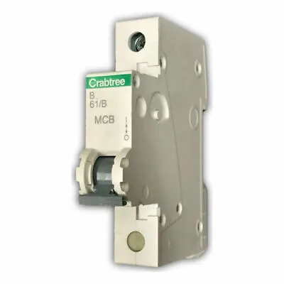 Crabtree 61/B50 50amp Miniature Circuit Breakers MCB Starbreaker 6kA Type B • £8.40