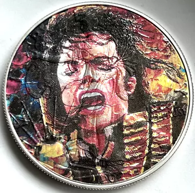 Michael Jackson Art - American Silver Eagle 1oz .999 Limited Edition Dollar Coin • $77.50