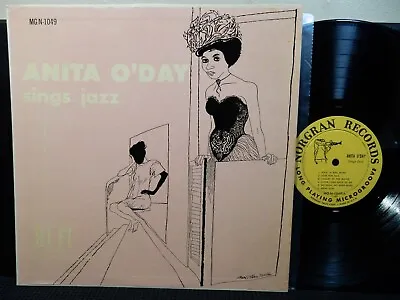 $350 • Buy ANITA O’DAY Sings Jazz LP NORGRAN MGN-1049 MONO DG 1955 Jazz ROY ELDRIDGE PAYNE