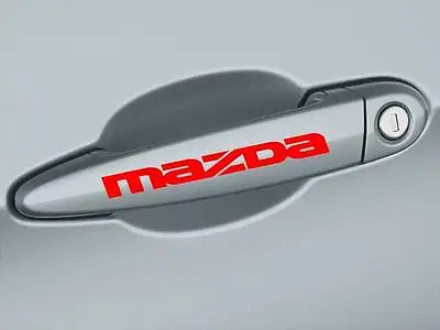 MAZDA 3 5 6 CX7 RX7 RX8 Miata Door Handle Decal Sticker Emblem Logo RED Pair • $9.99