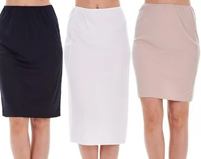 Ex-M*S  Underskirt Half Slip White Beige Black • £7.99