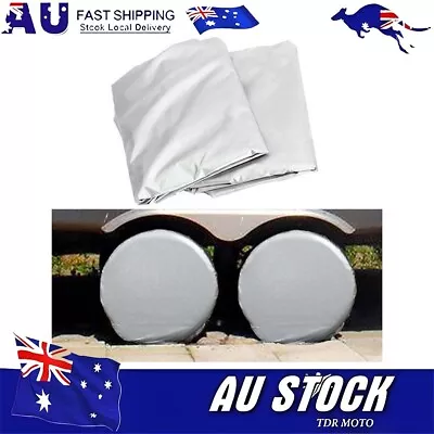 2*Caravan Wheel Cover Car-Motorhome-Tires Waterproof UV-Protect 27-29Inch New • $31.20