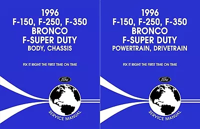 1996 Ford F-150 / F-250 / F-350 Truck Bronco Service Manual • $200.80