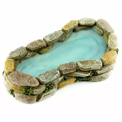 Miniature Dollhouse Fairy Garden Cobblestone Pond - Buy 3 Save $5 • $12.30