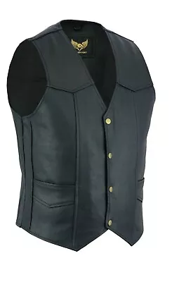 Men's Real Leather  Waistcoat  • £21.99