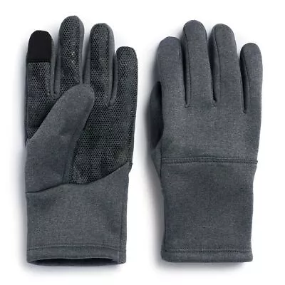 Tek Gear Men's Stretch Smart Touch Screen Warm Winter Texting Gloves Gray S / M • $6.57