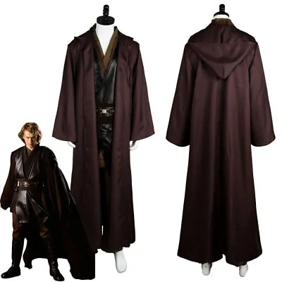 Star Wars Jedi Anakin Skywalker Sith Darth Vader Cosplay Costume Suit Cape  • $107.91