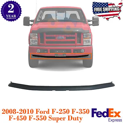 Front Bumper Lower Valance Black For 2008-2010 Ford F-250 F350 2WD • $92.14