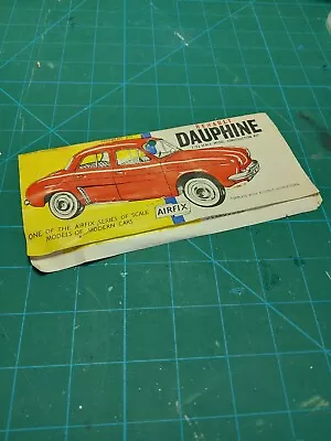 Airfix Renault Dauphine 1/32 Scale HEADER/INSTRUCTIONS ONLY • £2.99