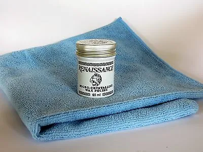 $25.99 • Buy Renaissance Wax - 65ml With A Large 16 X16  Commercial Grade Microfiber Cloth