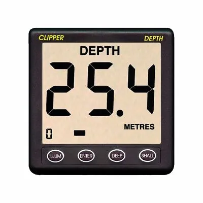 NASA Marine Clipper Depth Sounder Display ONLY & Cover CLIP-DEPTHD • £146