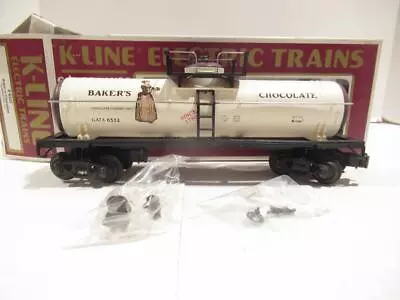Vintage K-line Trains - 6332- Bakers Chocolate Tank Car  - Ln- Bxd  -0/027- S33 • $24.80
