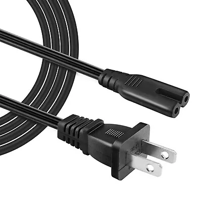 5ft AC Power Cord Cable For TCL 65S425 65S517 75Q825 TV 2-Prong Wire Lead Fig-8 • $7.98