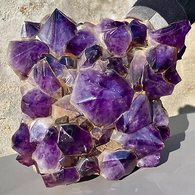 24.36LB Natural Backbone Amethyst Quartz Crystal Mineral Specimen • $0.99