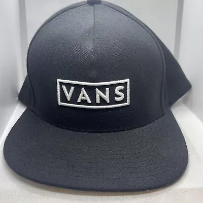 Vans SnapBack Hat Black New With Tags • $15