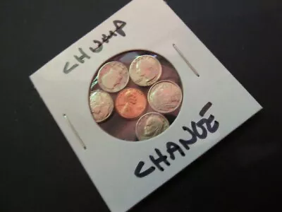 Chump Change Miniature Novelty Coin Set Of 6 Assorted Mini Coins • $9.99