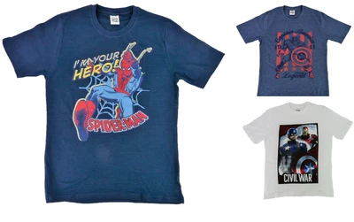 £8.99 • Buy Men’s Marvel Comics T-Shirts, Spiderman, Captain America, Iron Man
