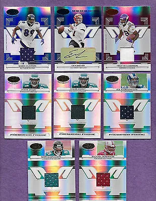 2006 Leaf Certified Materials Football Lot Of 8 Freshman Fabric New Generation • $21.95