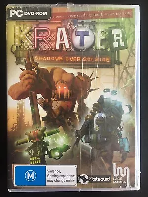 KRATER - SHADOWS OVER SOLSIDE (PC DVD-ROM) New & Sealed. • $26.50
