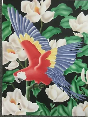 Brian Davis -   Parrot Iii    Original Serigraph  Hand Signed And Numbered  Rare • $110