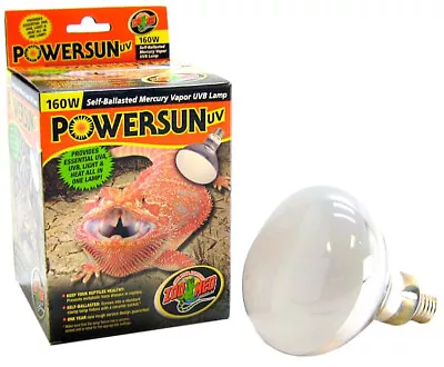 Zoo Med PowerSun UV Mercury Vapor UVB Lamp • $59.49