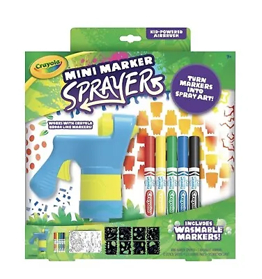 Crayola | Mini Marker Sprayer | Airbrush Kit | Includes Washable Marker • $8.99