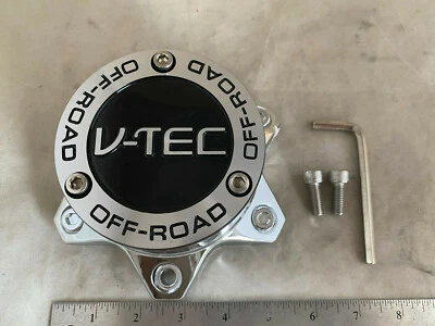 $59 • Buy NEW V-Tec Wheels Screw In Chrome Wheel Rim Hub Cover Center Cap C394-6 LG1008-24