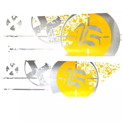 MasterCraft Boat Graphic Decal Stickers 750264 | X15 Yellow (Set Of 2) • $595.09