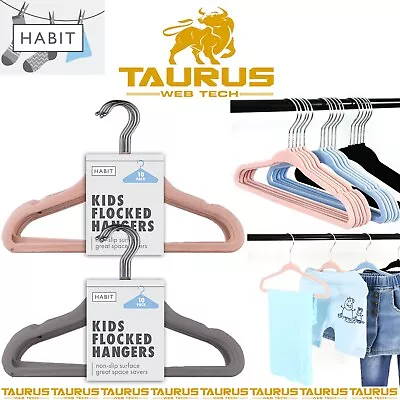 £39.95 • Buy Baby Toddler Children Kids Velvet Clothes Hangers Coat Trouser Space Saver Slim