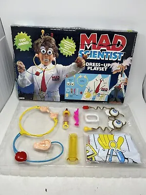 Mad Scientist Dress Up Playset Arco Mattel 1987 RARE VINTAGE SET!! With Box! • $115