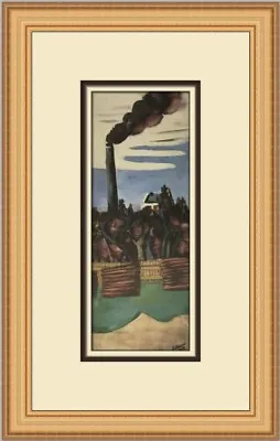 Max Beckmann Landscape With Chimney Custom Framed Print • $75