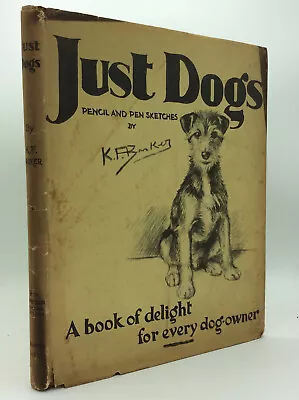 JUST DOGS: Sketches In Pen & Pencil By K.F. Barker - 1944 - Drawings - Vintage • £39.58