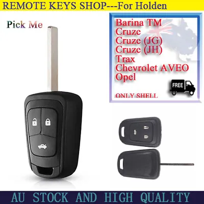 3 Button Suit For HOLDEN Barina/Cruze/Trax Opel Remote Blank Flip Key Shell/Case • $12.59