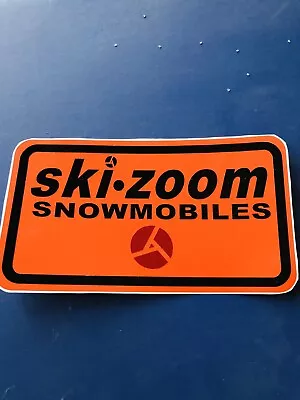 1-Vintage Remake Ski-zoom Sticker (New Vinyl).       4” X 7” • $6.79