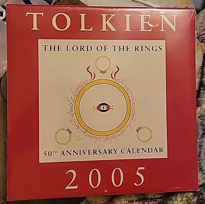 2005 J.R.R. Tolkien 50th Anniversary Lord Of The Rings Calendar  • £23.74